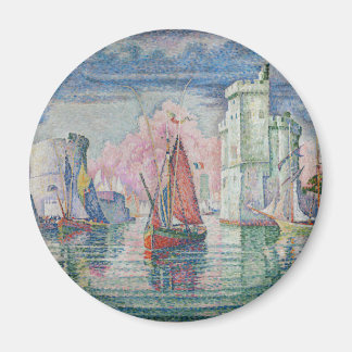 Eingang des Hafens von La Rochelle, Paul Signac Magnet