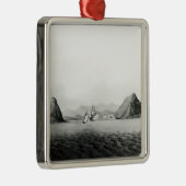 Eingang des Hafens von Rio de Janeiro Ornament Aus Metall (Rechts)