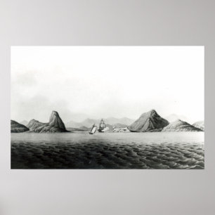 Eingang des Hafens von Rio de Janeiro Poster