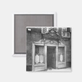 Eingang eines Bordels in Paris Magnet (Vorderseite/Rückseite)