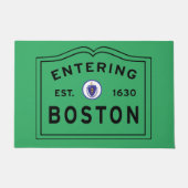 Eingang in Boston MA Fußmatte (Vorderseite)