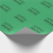 Eingang in Boston MA Geschenkpapier (Ecke)