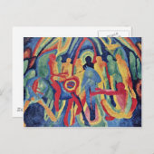 Eingang in Jerusalem durch Morgner Wilhelm Postkarte (Vorne/Hinten)