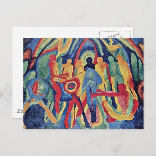 Eingang in Jerusalem durch Morgner Wilhelm Postkarte (Vorne/Hinten)