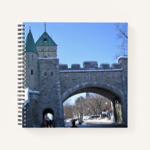 Eingang in Old Quebec City, Quebec, Kanada Notizblock