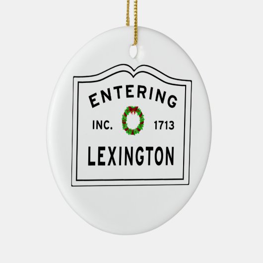 Eingang Lexington MA Keramik Ornament (Rechts)