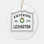 Eingang Lexington MA Keramik Ornament (Links)