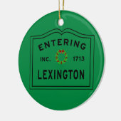Eingang Lexington MA Keramik Ornament (Links)