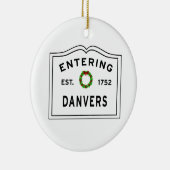 Eingang Massachusetts Danvers Keramik Ornament (Rechts)
