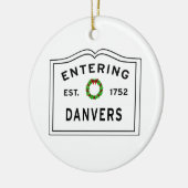 Eingang Massachusetts Danvers Keramik Ornament (Links)
