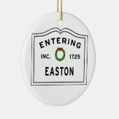 Eingang Massachusetts Town Marshfield Keramik Ornament (Rechts)