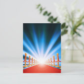 Eingang mit rotem Teppichboden Postkarte (Stehend Vorderseite)
