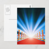 Eingang mit rotem Teppichboden Postkarte (Vorne/Hinten)