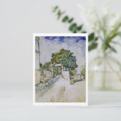 Eingang Moulin de la Galette, Vincent van Gogh Postkarte (Stehend Vorderseite)