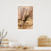 Eingang nach Petra, März 10. 1839, Platte 98 von Poster (Küche)