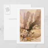 Eingang nach Petra, März 10. 1839, Platte 98 von Postkarte (Vorne/Hinten)