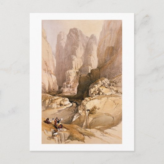 Eingang nach Petra, März 10. 1839, Platte 98 von Postkarte (Vorderseite)