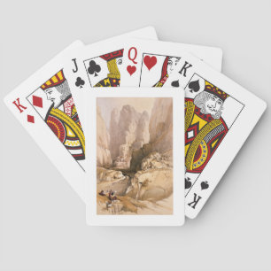 Eingang nach Petra, März 10. 1839, Platte 98 von Spielkarten