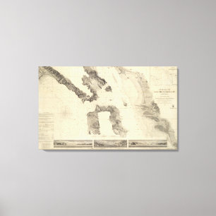 Eingang nach San Francisco Bay Kalifornien Leinwanddruck