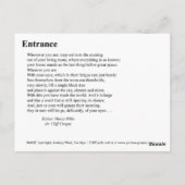 EINGANG POSTKARTE (Rückseite)