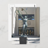 Eingang, Ventura High School, Kalifornien Postkarte (Vorne/Hinten)