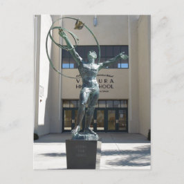 Eingang, Ventura High School, Kalifornien Postkarte