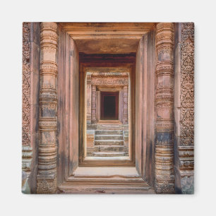 Eingang von Angkor Wat, Kambodscha Magnet