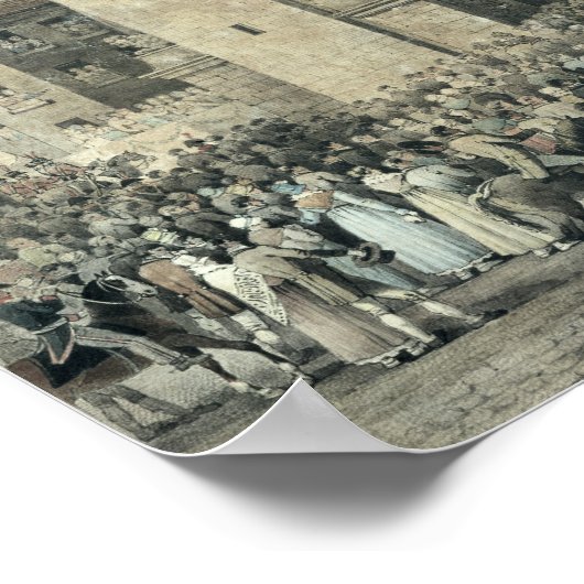 Eingang von Louis XVIII durch Porte Poster (Ecke)