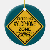 Eingang Xylophon Zone Keramik Ornament (Hinten)