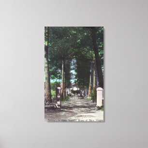 Eingang zu Ansicht CasaTheodore Wagner Leinwanddruck