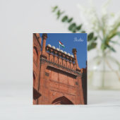 Eingang zu Delhi Postkarte (Stehend Vorderseite)