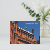 Eingang zu Delhi Postkarte (Stehend Vorderseite)