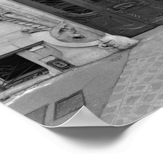 Eingang zu den Apartments Poster (Ecke)