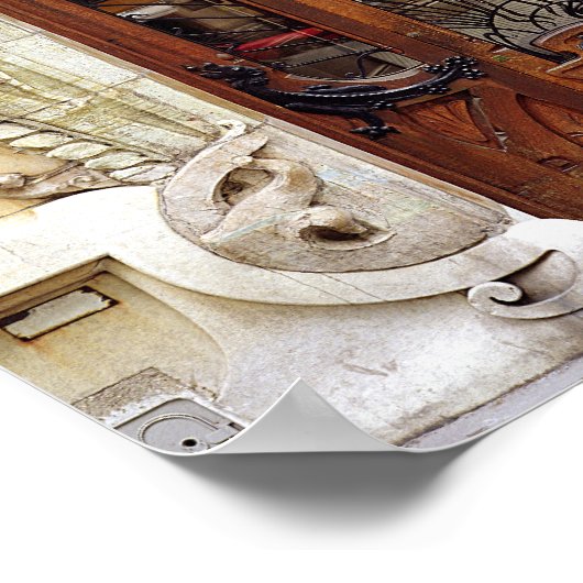 Eingang zu den Appartements 2 Poster (Ecke)