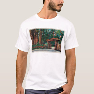 Eingang zu den großen Bäumen Park, Santa Cruz T-Shirt