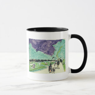 Eingang zu einem großen Garten in Dresden, 1905 Tasse