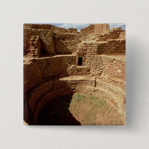 Eingang zu einem Kiva, errichtet c.11th-14th Button