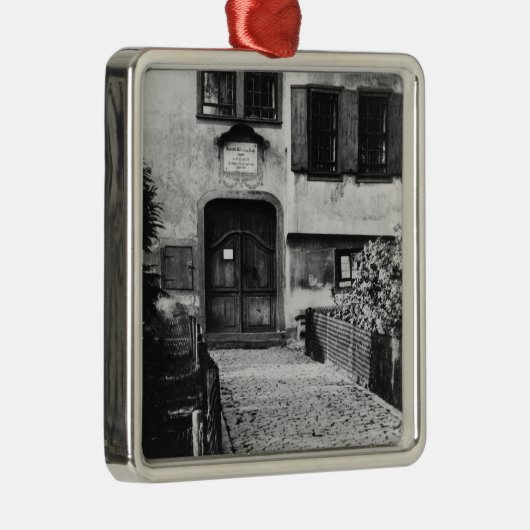 Eingang zu Johann Sebastian Bachs Haus Ornament Aus Metall (Rechts)