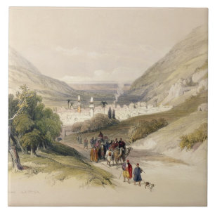 Eingang zu Nablous am 17. April 1839 überziehen 4 Fliese