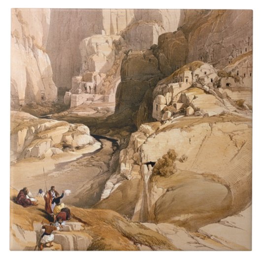 Eingang zu PETRA am 10. März 1839 überziehen 98 Fliese (Vorderseite)