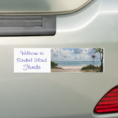 Eingang zu Sanibel Strand Autoaufkleber (Auf Auto)