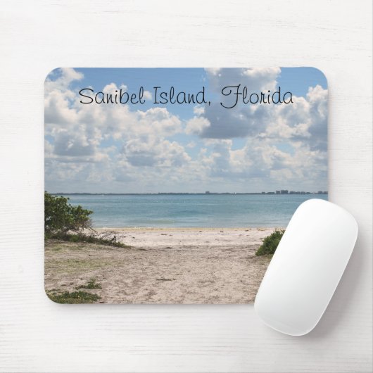 Eingang zu Sanibel Strand Mousepad (Mit Mouse)