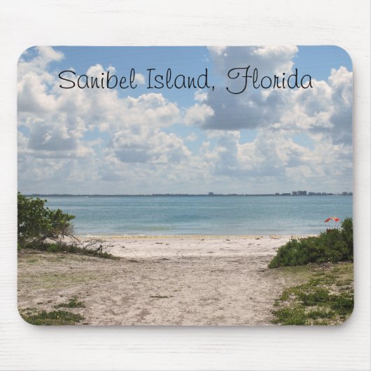 Eingang zu Sanibel Strand Mousepad (Vorne)