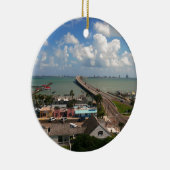 Eingang zu SüdPadre Insel Keramik Ornament (Rechts)