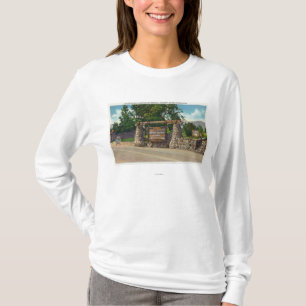Eingang zu Whiteface Mt. Landstraße T-Shirt