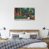 Eingang zum Big Trees Park, Santa Cruz Landkreis Leinwanddruck (Insitu (Schlafzimmer))