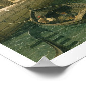 Eingang zum Canale Grande: Blick nach Westen, c.17 Poster (Ecke)