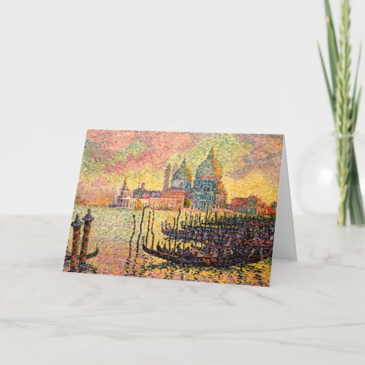 Eingang zum Canale Grande, Venedig | Paul Signac | Einladung (Vorderseite)