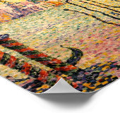 Eingang zum Canale Grande, Venedig | Paul Signac | Poster (Ecke)