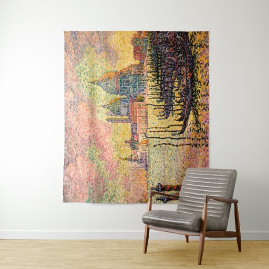 Eingang zum Canale Grande, Venedig | Paul Signac | Wandteppich (Beispiel)